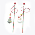 Load image into Gallery viewer, Christmas wand toy for cats