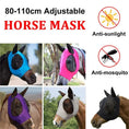 Load image into Gallery viewer, Horse fly mask Eye Shield Anti Mosquito Ear Insects