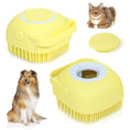 Load image into Gallery viewer, Pet Bath Brush Silicone