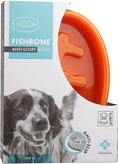 Load image into Gallery viewer, M-PETS FISHBONE BOWL ORANGE