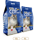 Load image into Gallery viewer, Patimax Baby Powder Fragrance Premium Ultra Clumping Cat Litter 12Le