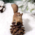 Load image into Gallery viewer, Squirrel & Pine Cone Shaped Decoration Craft