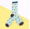 Load image into Gallery viewer, Men Elephant Print Crew Socks