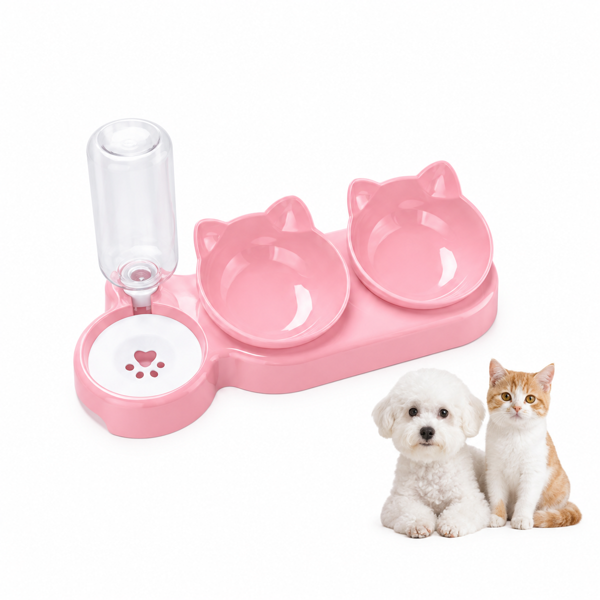 3in1 Pet Water Feeder Bowls