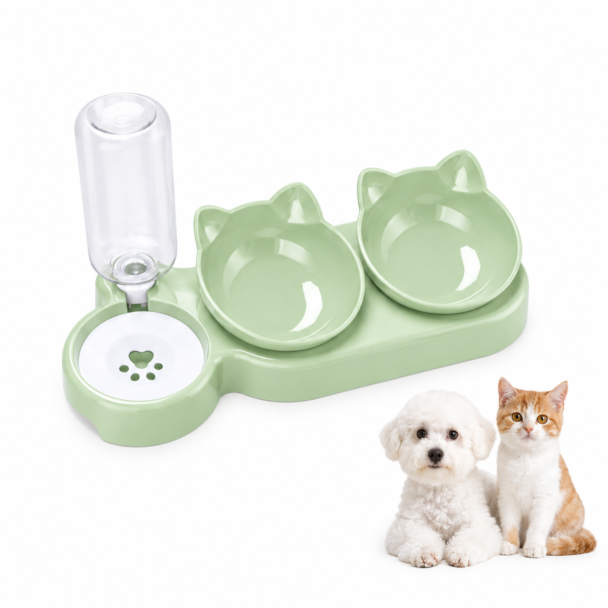 3in1 Pet Water Feeder Bowls