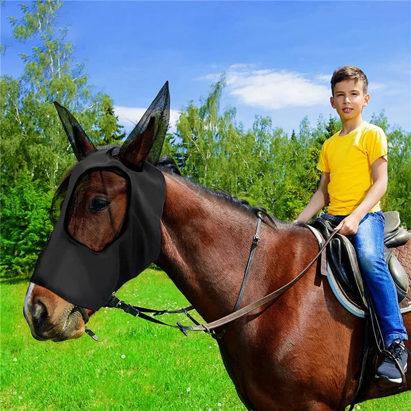 Horse fly mask  Eye Shield Anti Mosquito Ear Insects