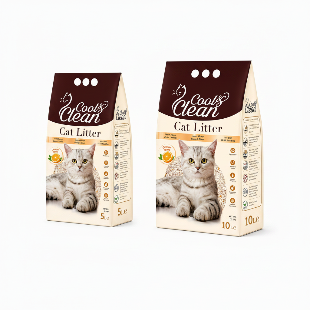 COOL & CLEAN ORANGE ultra clumping cat litter