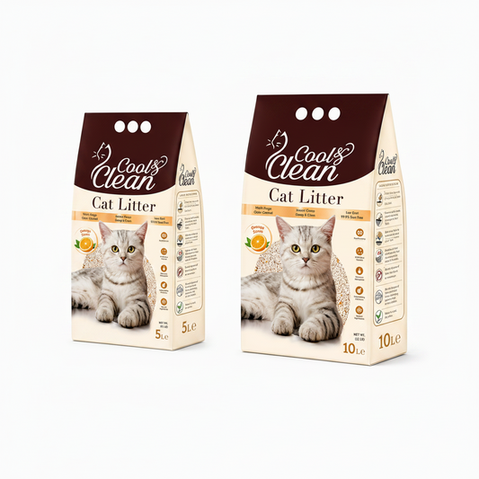 COOL & CLEAN ORANGE ultra clumping cat litter