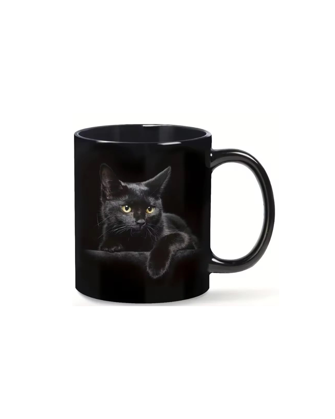 Black Cat Ceramic Mug