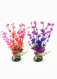 Load image into Gallery viewer, Artificial Aquarium Plant – Vibrant Purple & Pink Decoration
