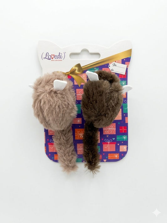 Furry Mouse Cat Toy
