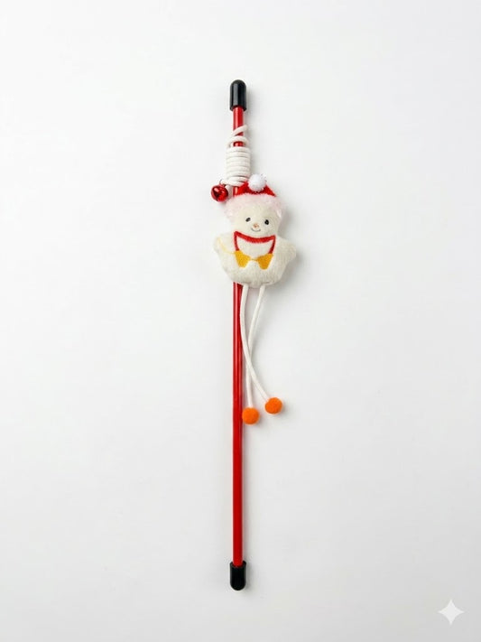 Christmas Cat Wand Toy Set