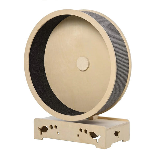 Round Hamster Wheel Style Cat