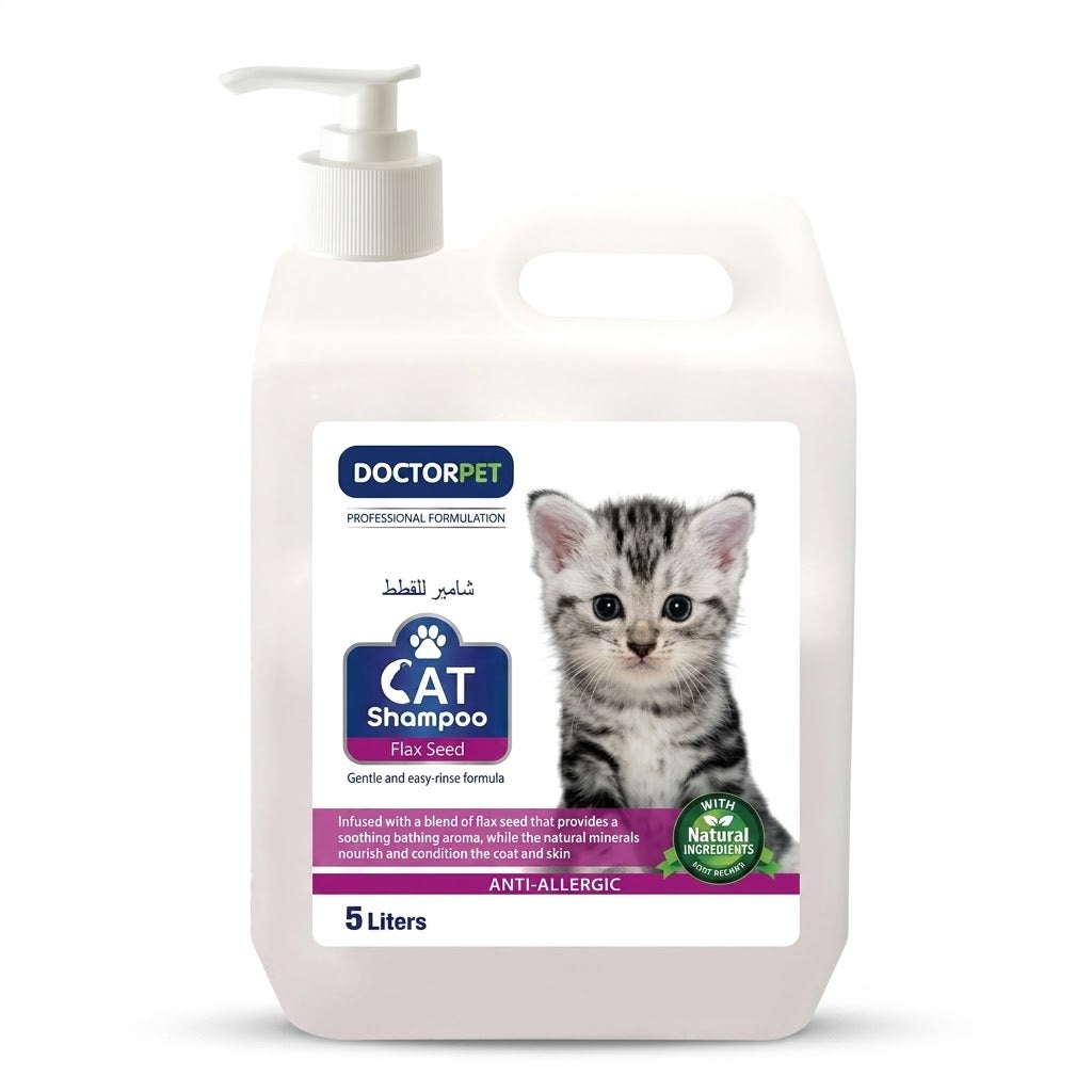 Doctor Pet Cat Shampoo Flax Seed 5L