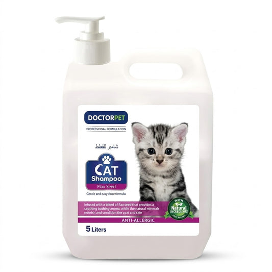 Doctor Pet Cat Shampoo Flax Seed 5L