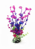 Load image into Gallery viewer, Artificial Aquarium Plant – Vibrant Purple & Pink Decoration
