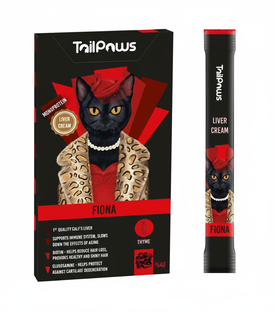 FIONA Tail & Paw Liver Cat Treat  5x15g