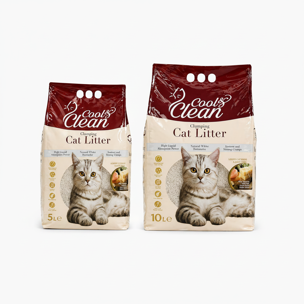 Cool & Clean White Bentonite Clumping Cat Litter Soap Scent