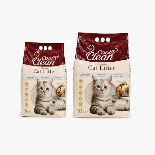 Cool & Clean White Bentonite Clumping Cat Litter Soap Scent