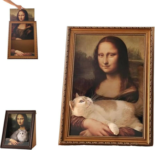 Mona Lisa Cat Scratcher Bed