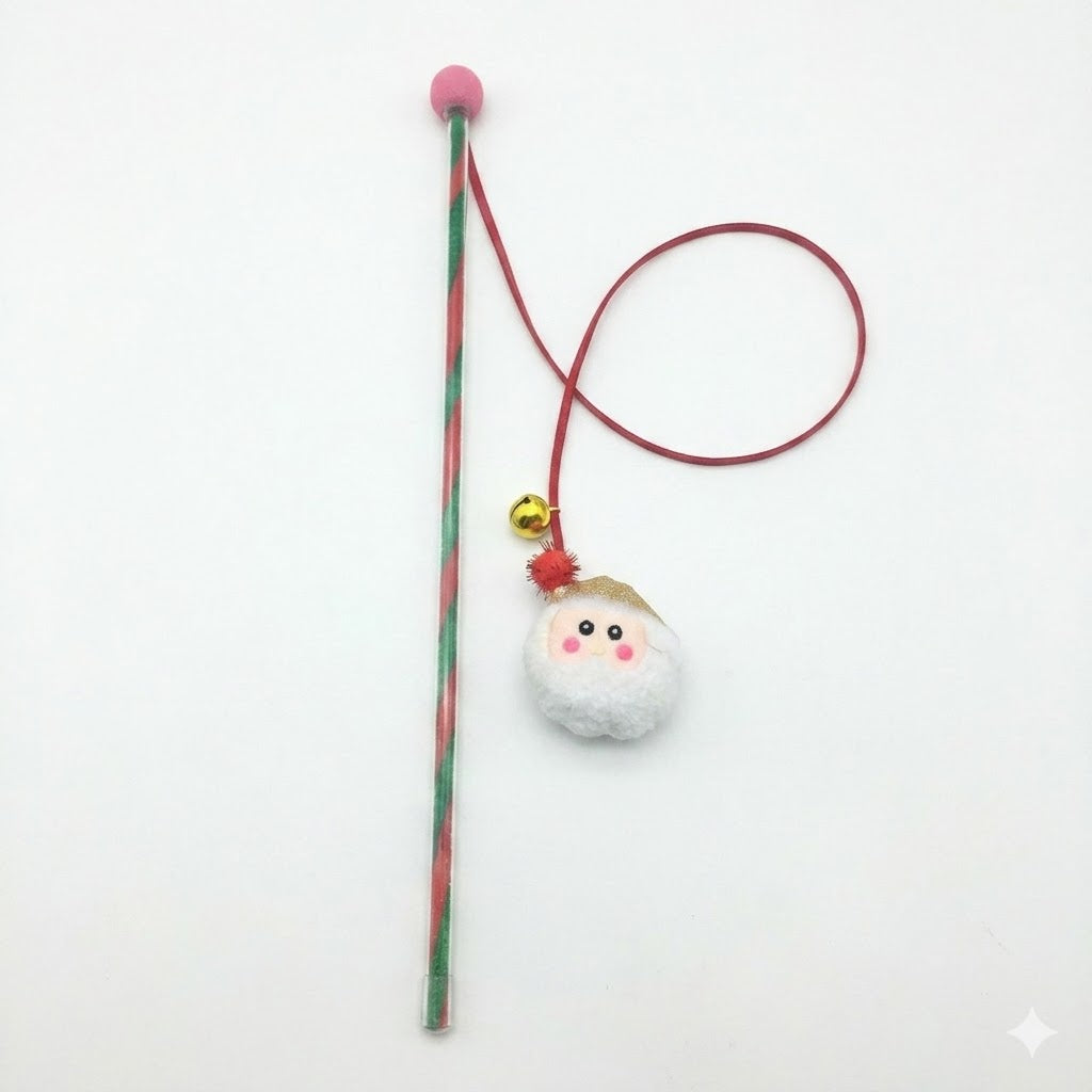 Christmas wand toy for cats