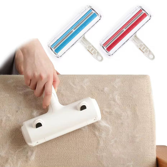Pet brush tool self cleaning hair remover