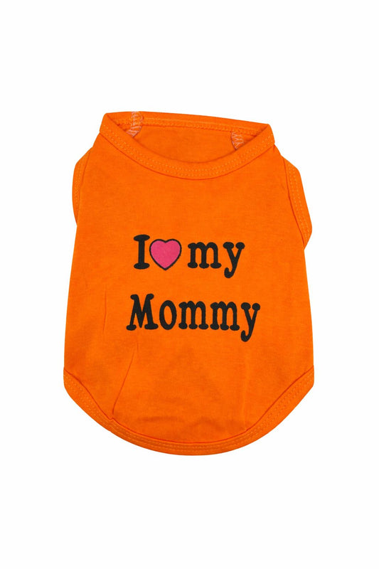 I Love Mommy Pet Clothes