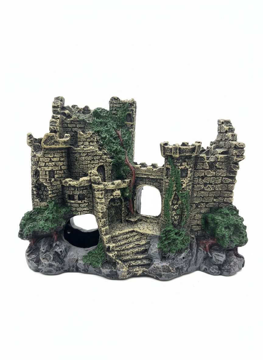Ancient Castle Aquarium Decoration – Fish Tank Ornament