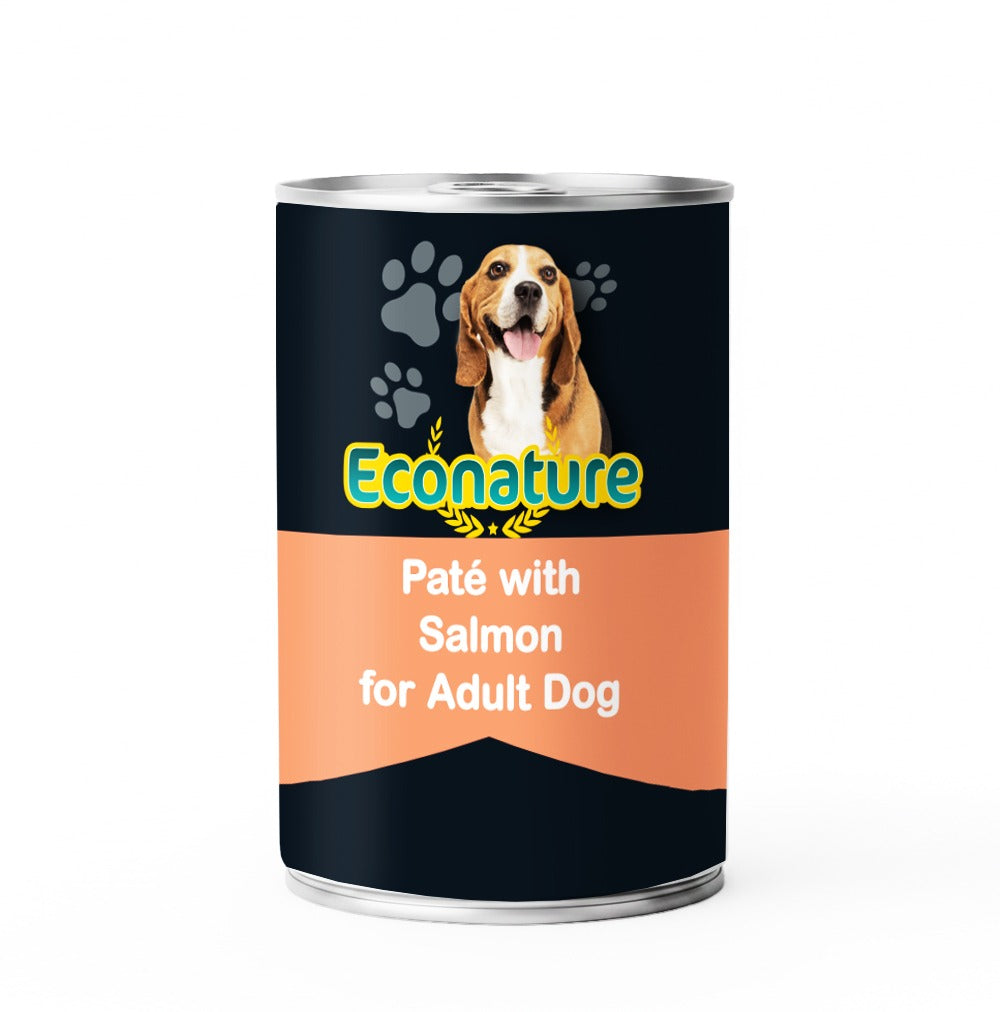 Econature Adult Dog Wet Food Adult Dog Salmon 400GR