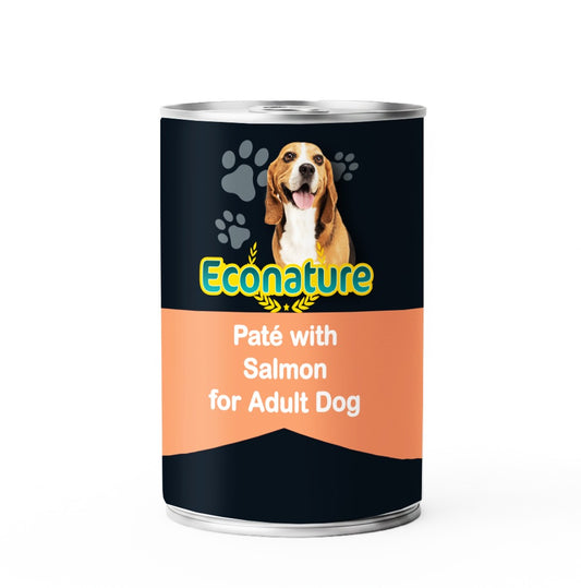 Econature Adult Dog Wet Food Adult Dog Salmon 400GR