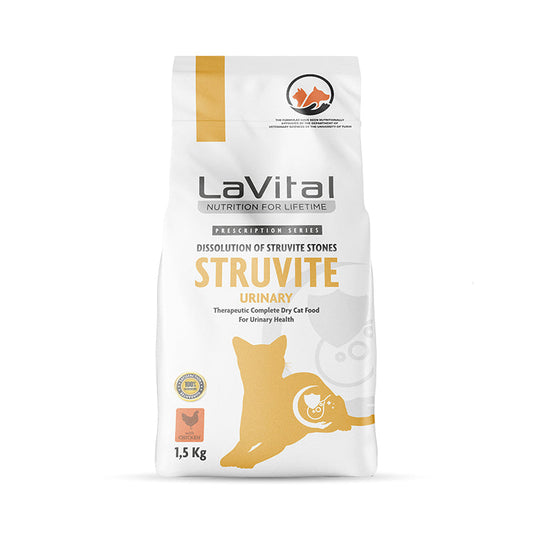 LaVital Struvite Urinary Cat Food with Chicken 1.5 KG