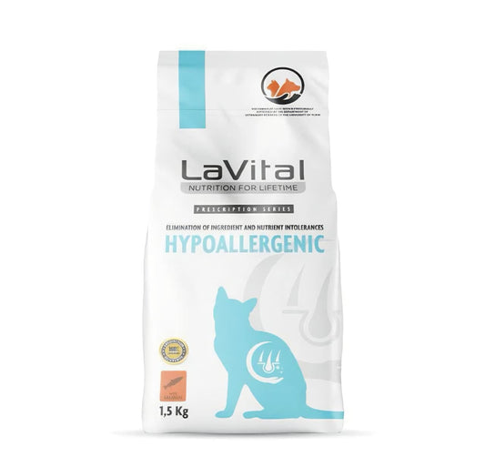 LaVital Hypoallergenic Cat Food with Salmon 1,5 KG