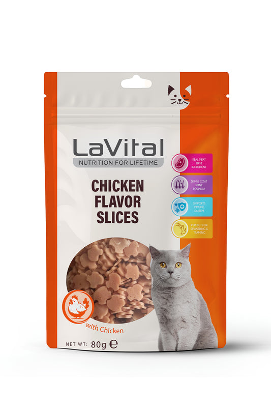 LaVital Cat Treat Chicken Flavored 80g