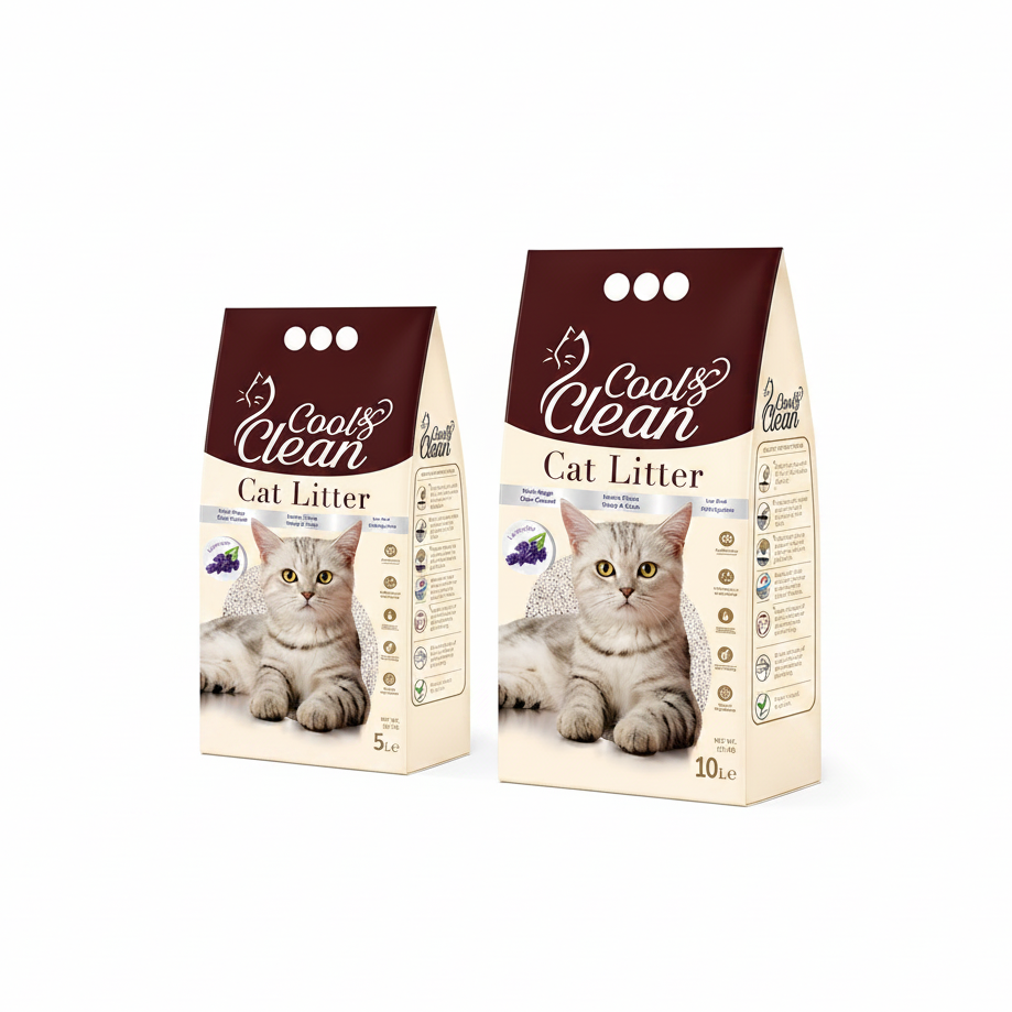 COOL & CLEAN Lavender ultra clumping cat litter