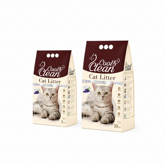 COOL & CLEAN Lavender ultra clumping cat litter