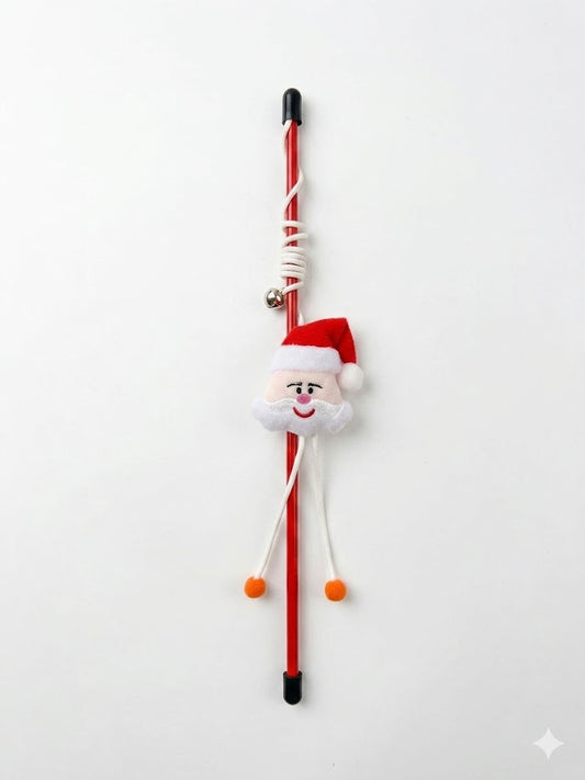Christmas Cat Wand Toy Set