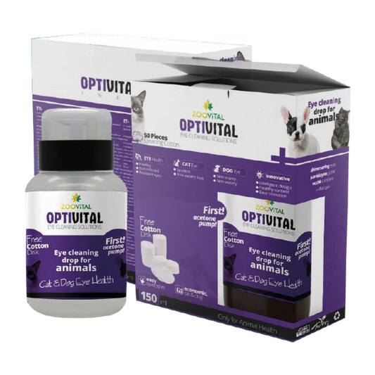 Zoovital OPTIVITAL 150 ml EYE CLEANING CAT & DOG