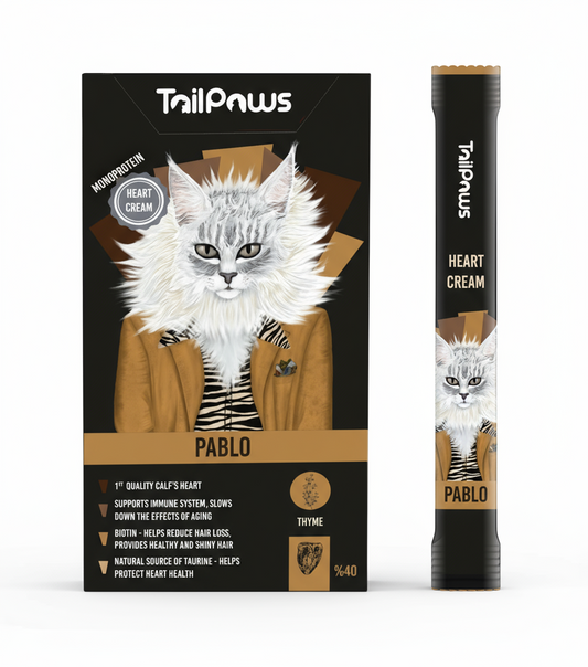 PABLO Tail & Paws Cat treat Chicken  5x15g