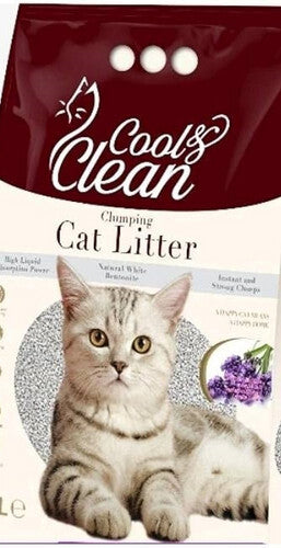 COOL & CLEAN Lavender ultra clumping cat litter 10le