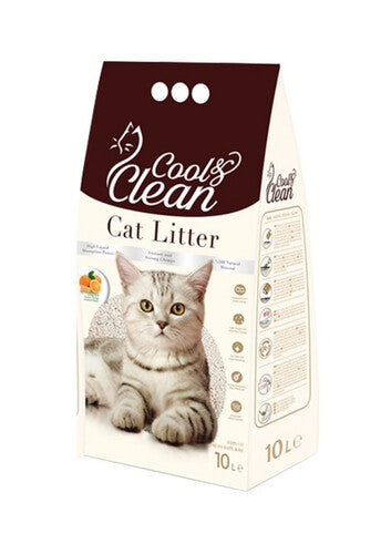 COOL & CLEAN ORANGE ultra clumping cat litter 10le
