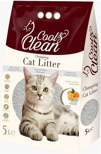 COOL & CLEAN ORANGE ultra clumping cat litter 5le