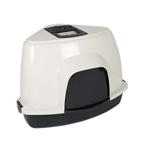 Cat house prism 60 m zen series White 38x56x40cm