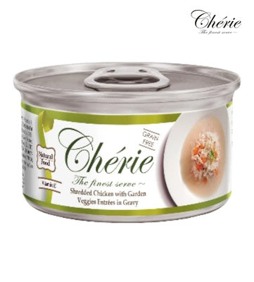 Cherie Shredded Chicken Veggies Entrées in Gravy 80g