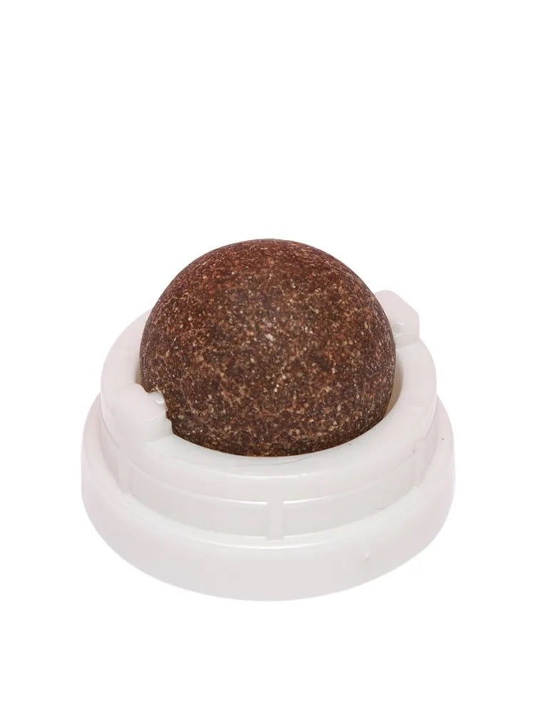 licking cat treats interactive spin playcatnip ball for cats