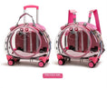 Load image into Gallery viewer, trolley bag portable pet flightcase transparent
