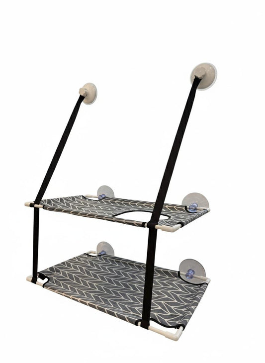 Double-Level Window Cat Hammock