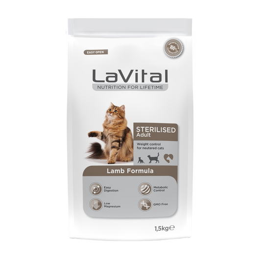 LaVital Sterilised Adult Lamb 1,5 KG