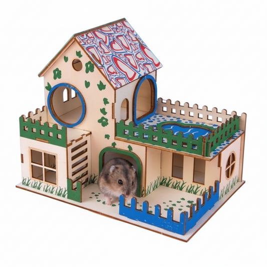 Hamster House Colorful