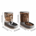 Load image into Gallery viewer, Pet  Water Feeder - Food Storage Dispenser Container 3.8L
