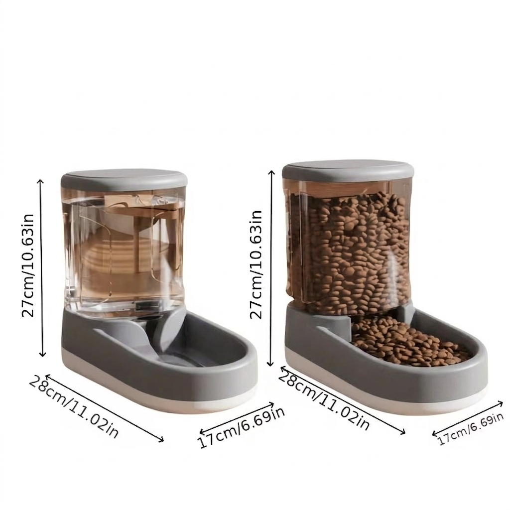 Pet  Water Feeder - Food Storage Dispenser Container 3.8L